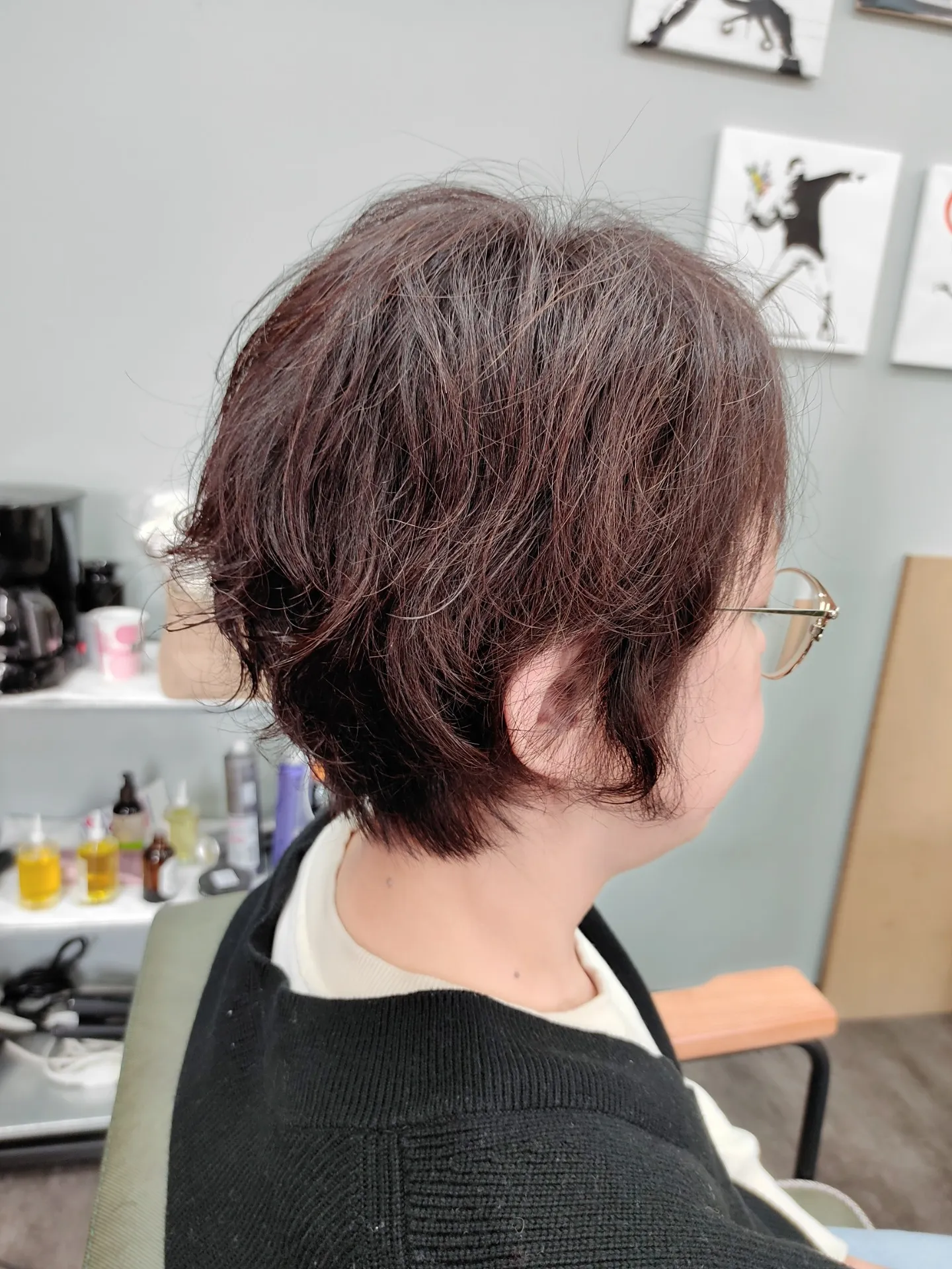 パーマ カットカラー ニュアンス